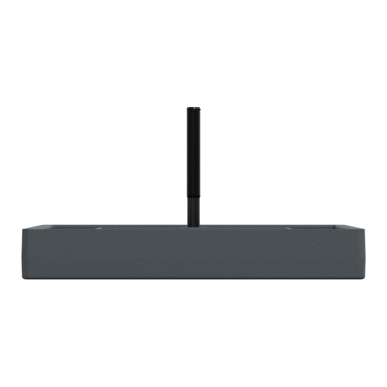 297914 - Zentralplatte für TAE/Audio/USB, anthrazit, System M  