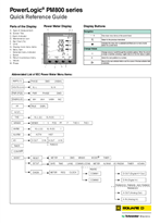 PowerLogic PM800 series power meter quickstart guide (ANSI)