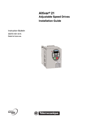 Altivar 21 Installation Guide