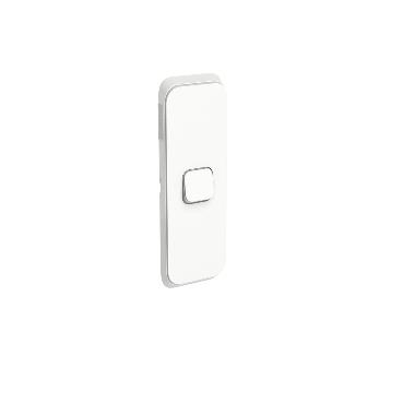 Clipsal Iconic Switch Plate Skin, 1 Gang, Vertical Mount, Clip-On