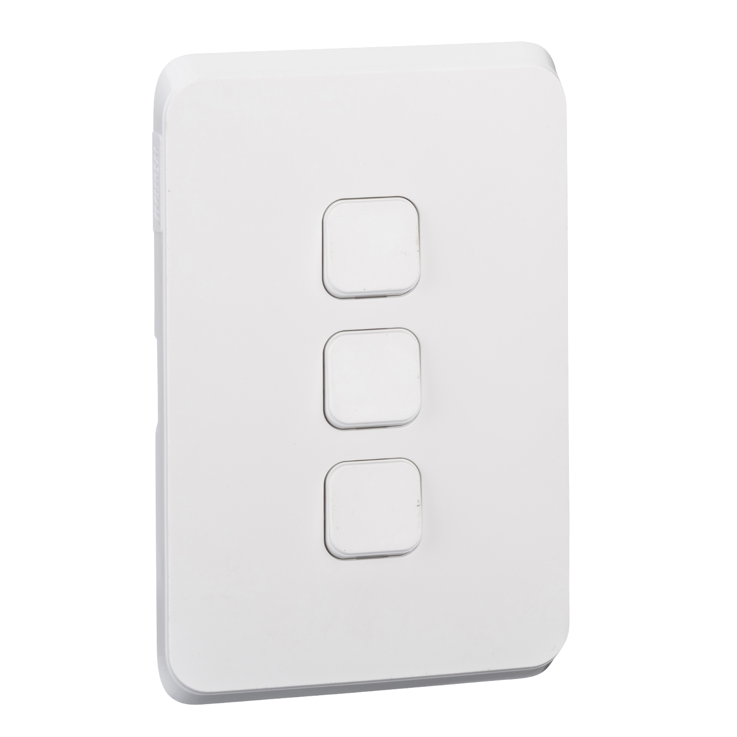PDL Iconic - Cover Plate Switch 3-Gang - Solid White