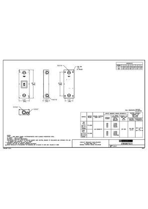2D CAD: QO Circuit Breaker Enclosure, Q23225NF and