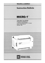 SFW30 MICRO-1 Setup and Programming Instructions and User Guide