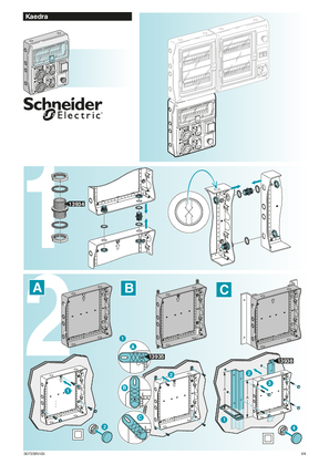 Kaedra - Enclosure for power outlets - Instructions Sheet