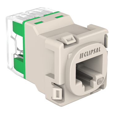 RJ45 JACK CAT6A UTP 30M CREAM