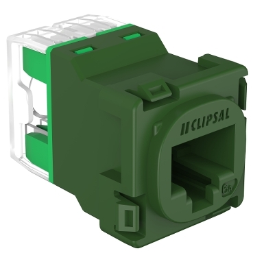 RJ45 JACK CAT6A UTP 30M GREEN