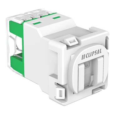 Clipsal Actassi, RJ45 Jack, CAT6A UTP 30M Shutter