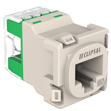 RJ45 JACK CAT6 UTP 30M CREAM