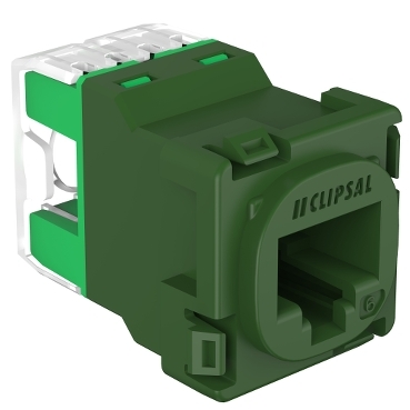 RJ45 JACK CAT6 UTP 30M GREEN