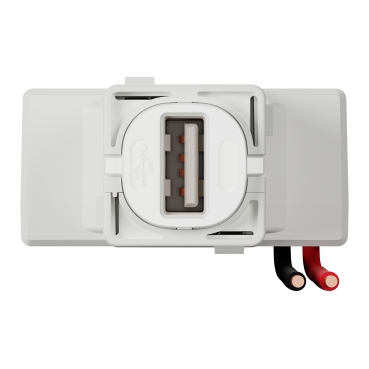 USB type A charger, 30 Series, 1.5A, 220 to 240V, AC, white - Image