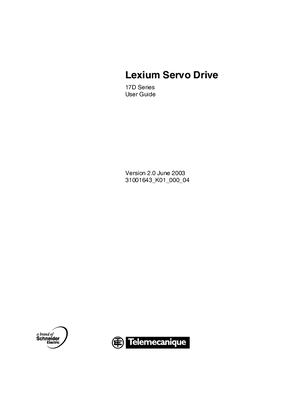 Lexium 17D Series Servo Drive User Guide