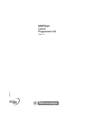 MMFStart Lexium Programmer's Kit (Version 1.0)