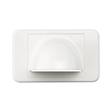 Clipsal Actassi, Wall Plate, Bull Nose, Flush Mounting