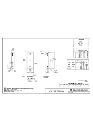 2D CAD: QOM Circuit Breaker Enclosure, 100A-225A, NEMA