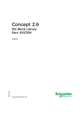 Concept 2.6 - IEC Block Library - Part: SYSTEM