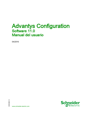 Software de configuración Advantys v11.0, Manual del usuario