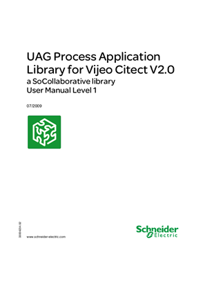 UAG Process Application Library for Vijeo Citect V2.0 User Manual Level 1