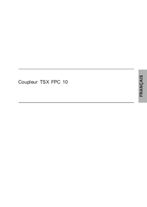 TSXFPC10, Coupleur