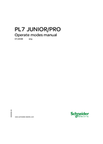 PL7 JUNIOR/PRO, Operate modes manual