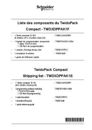 TWDXDPPAK6M TwidoPack Compact, Discover TwidoPack