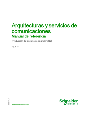 Arquitecturas y servicios de comunicaciones, Manual de referencia