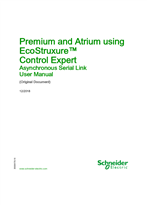 Premium and Atrium using EcoStruxure™ Control Expert - Asynchronous Serial Link, User Manual