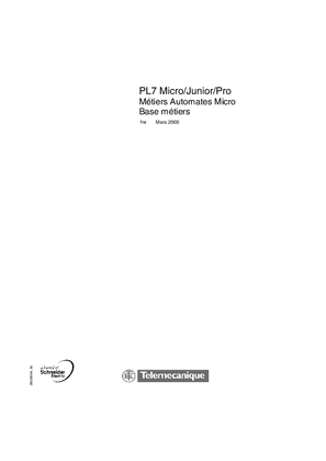 Mise en oeuvre logicielle des Métiers Automates, Micro/Junior/Pro, 4.5