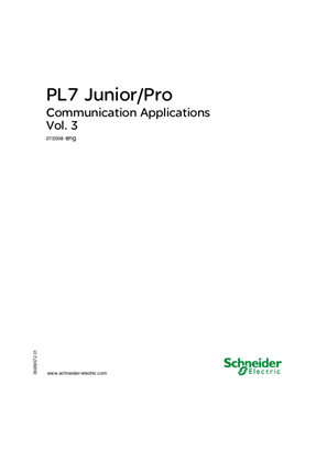 PL7 Junior/Pro, Communication Applications, Volume 3