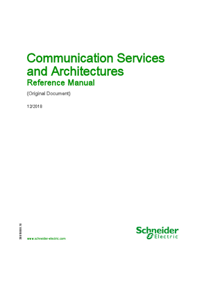 Communication Services and Architectures, Reference Manual