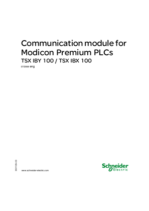 TSXIBY100, TSXIBX100 INTERBUS Communication module