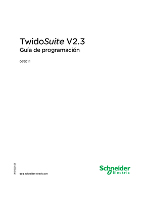 TwidoSuite V2.3 - Guía de programación