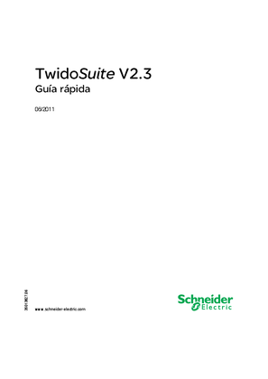TwidoSuite V2.3, software de programación - Guía rápida