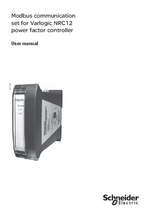User manual communication Modbus NRC12