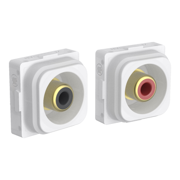 Clipsal Iconic Audio Connector, RCA Socket Pair