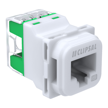 RJ45 JACK CAT6A UTP 40M TRANSLUCENT