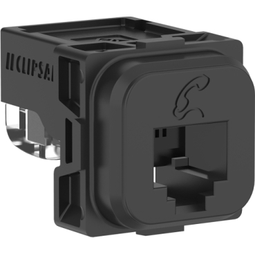 ACTASSI_40RJ64SMT-BK_RJ12 JACK 4 PINS TELEPHONE BLACK