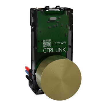 Rotary adaptor, Clipsal Solis T Series, for wiser dimmer, brushed brass