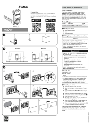 Rotary Adaptor for Wiser Dimmer