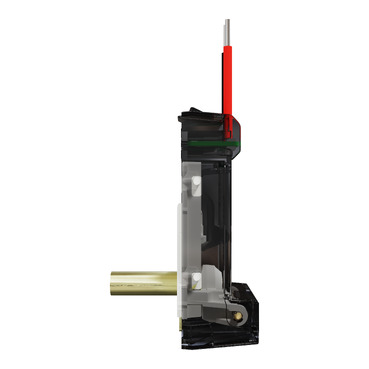 Toggle adaptor, Clipsal Solis T Series, for wiser module, brushed brass