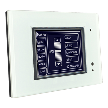 C-Bus, Touch Screen Fascia, Black And White, MK2