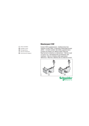 Additional fault trip indication contact (SDE) - Masterpact NW