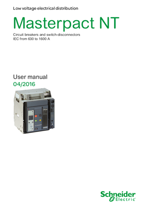 User manual Masterpact NT06-16 IEC