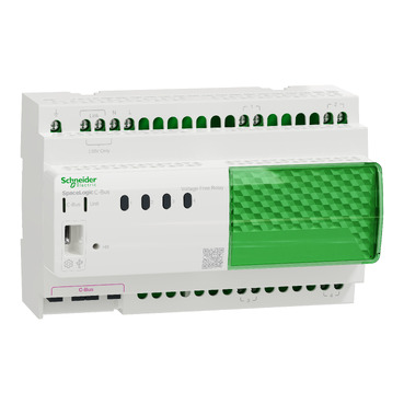 SpaceLogic C-Bus, Relay Voltage Free, 4 Channel, DIN Rail Mounted, Selectable Inbuilt C-Bus Power Supply