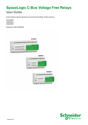 SpaceLogic C-Bus Voltage Free Relays