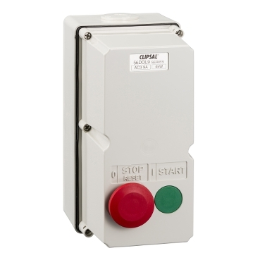 Clipsal - 56 Series, DOL Motor Starter, 4kW, 415V, 2 Push-button, LRD10