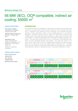 56 MW (IEC), OCP-compatible, indirect air cooling, 55000 m