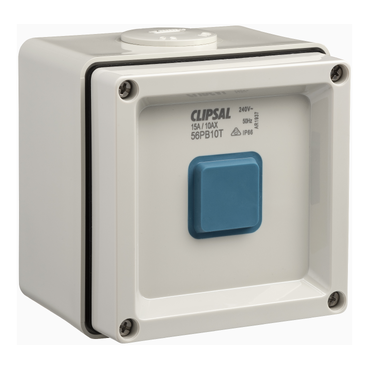Clipsal - 56 Series, Push-button BLE Time Delay Switch, 10AX, 15A, 240V