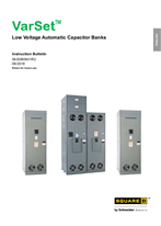 VarSet Low Voltage Automatic Capacitor Banks