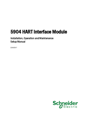 5904 HART Interface User Manual