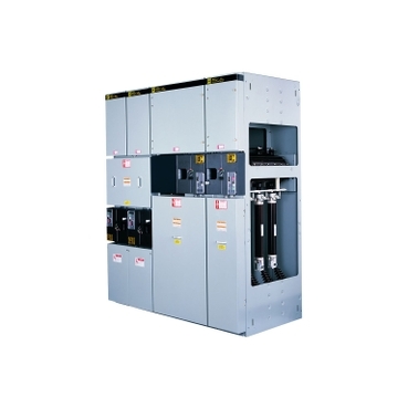 Appareillage de commutation compact et programmable avec protection à fusibles de puissance pour la distribution électrique.